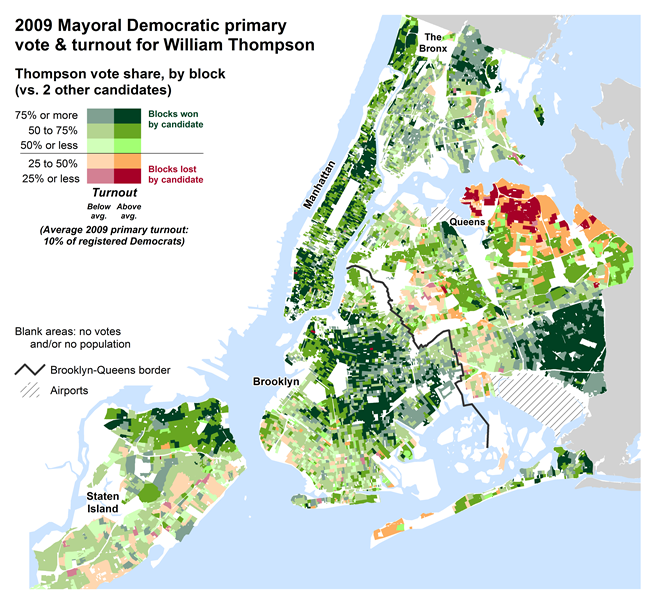 Thompson vote: 2009 primary